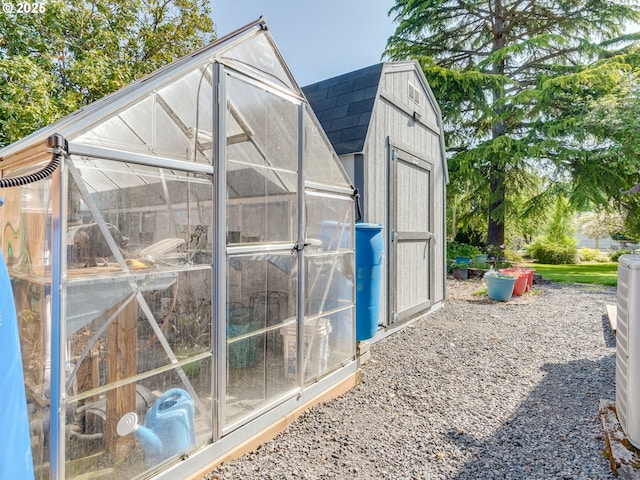 view of greenhouse