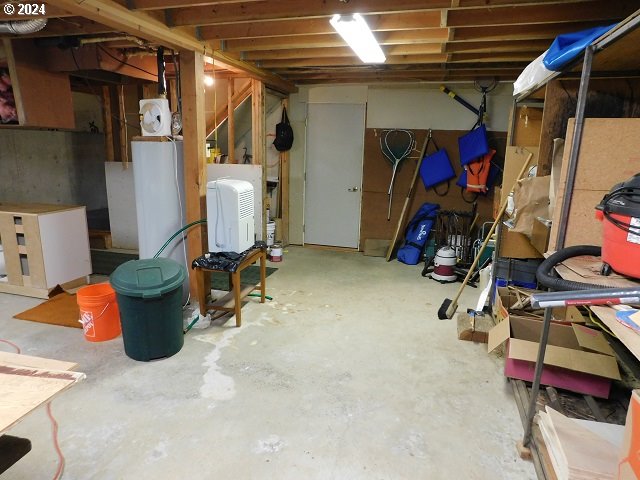 view of basement