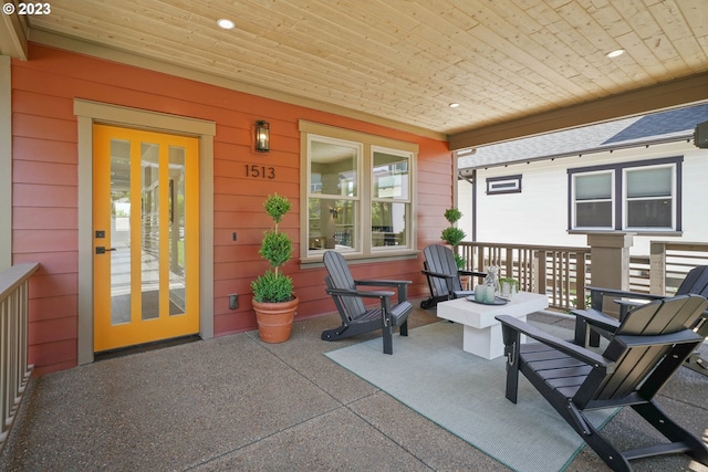 view of patio / terrace with french doors