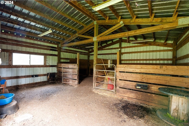 view of stable