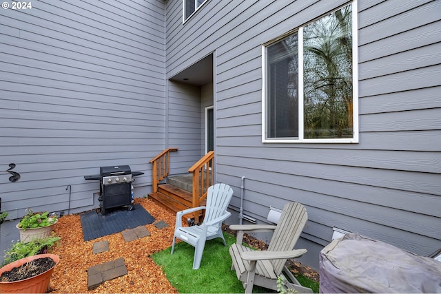 view of patio / terrace with grilling area