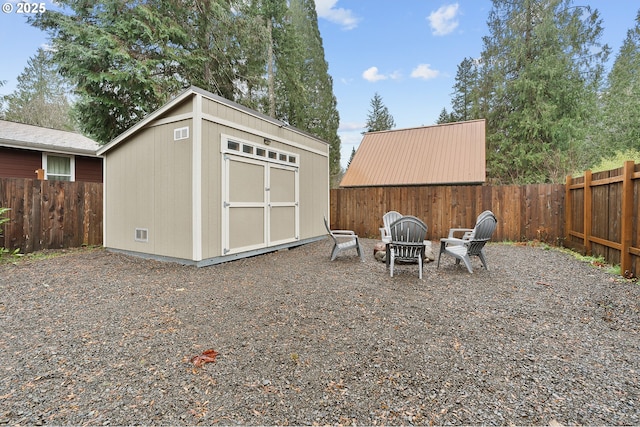 view of outbuilding