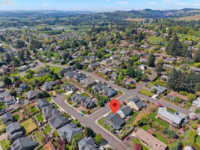 1010 NW 1st St, Dundee, OR 97115 - birds eye view of property featuring a residential view