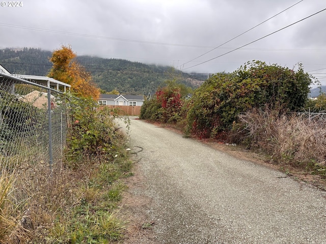 view of road