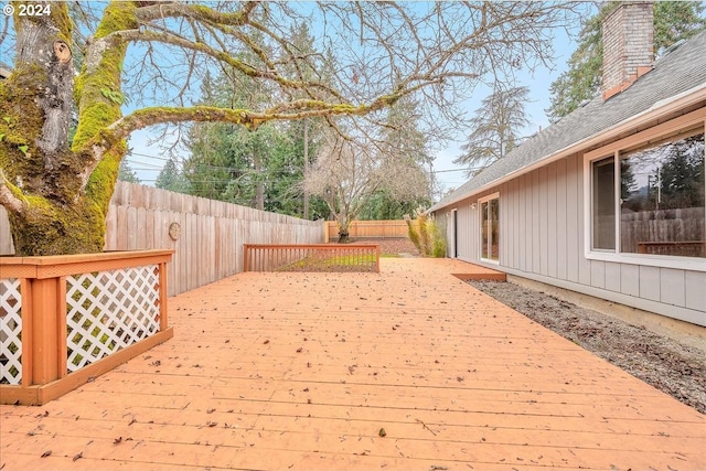 view of deck