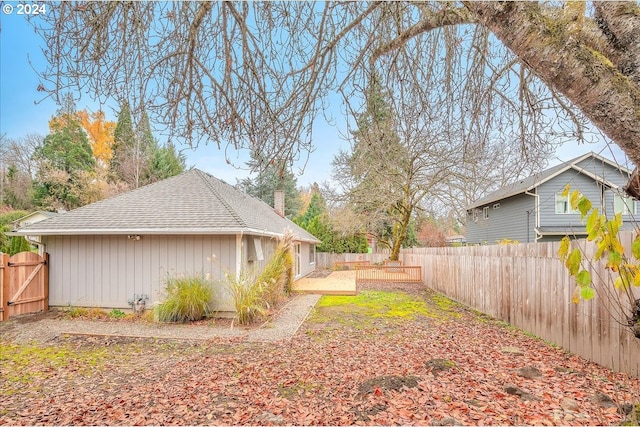 view of yard featuring a patio