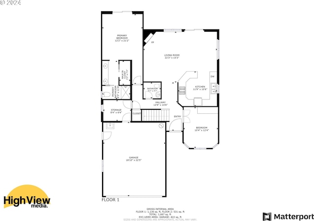 2721 La Darrah St, Eugene, OR 97404 - room layout