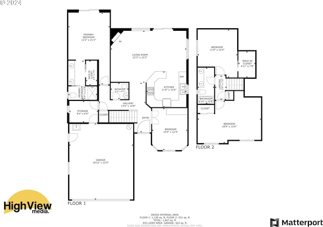 2721 La Darrah St, Eugene, OR 97404 - floor plan / room layout