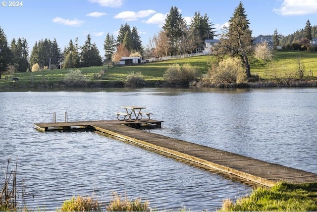 10685 Oak Dr SE, Salem, OR 97306 - view of dock with a water view