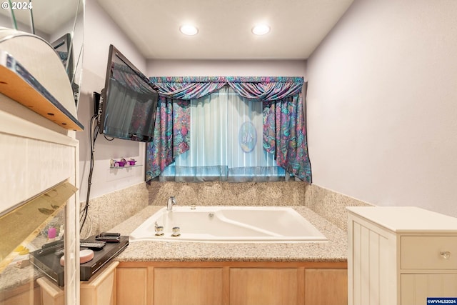 bathroom with a bathtub