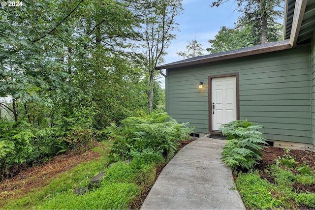 view of entrance to property