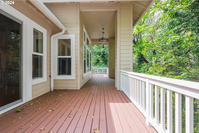 view of deck