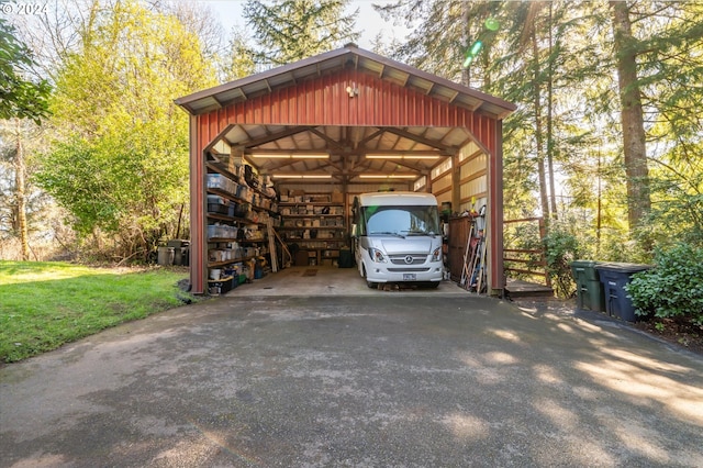 view of car parking