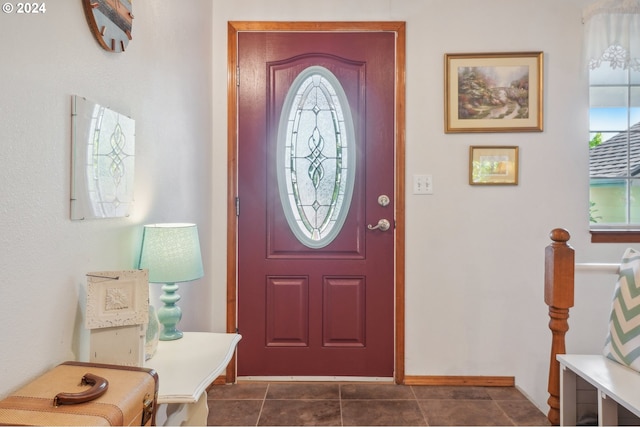 view of entrance foyer