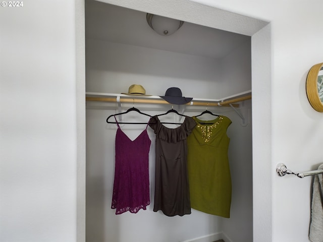 view of closet