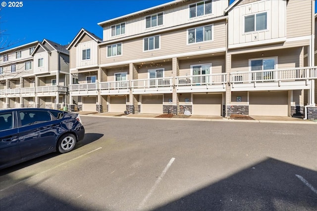 view of property with a residential view