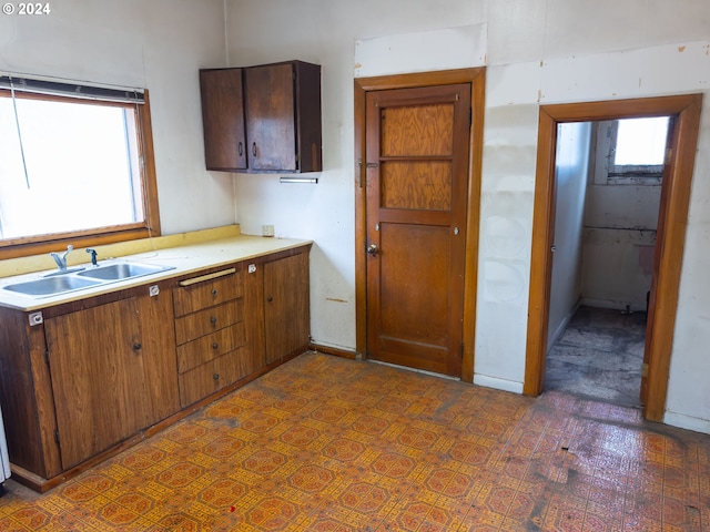 kitchen featuring sink