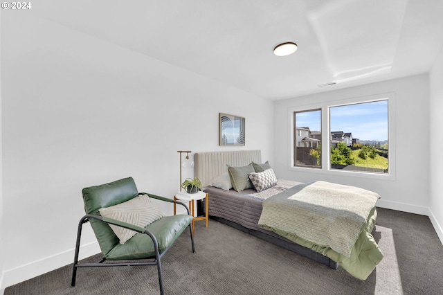 bedroom featuring carpet flooring