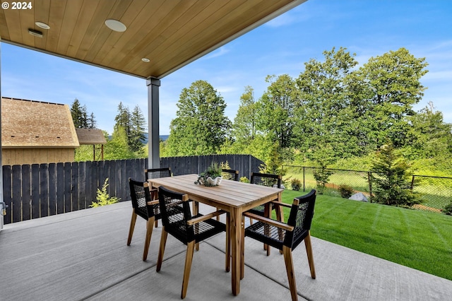 view of patio / terrace