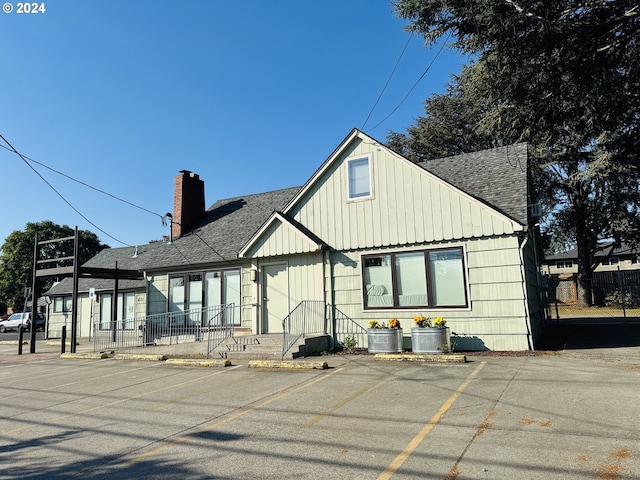 view of back of property