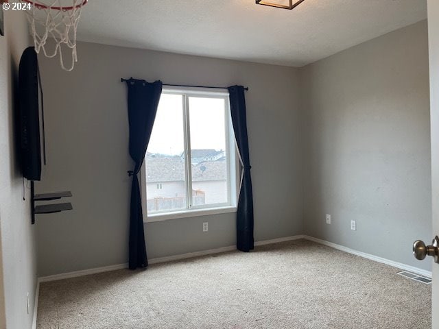 empty room featuring carpet