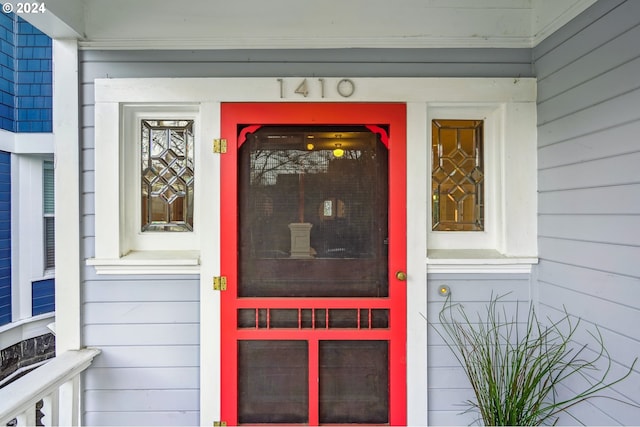 view of entrance to property