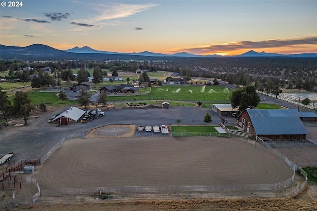 6150 NW Kingwood Ave, Redmond, OR 97756 - aerial view of property and surrounding area featuring a mountainous background
