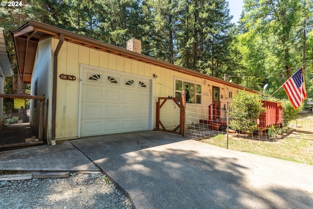 view of ranch-style home