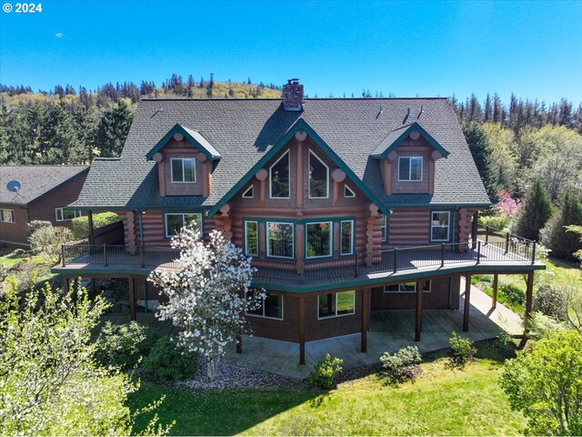 view of rear view of house