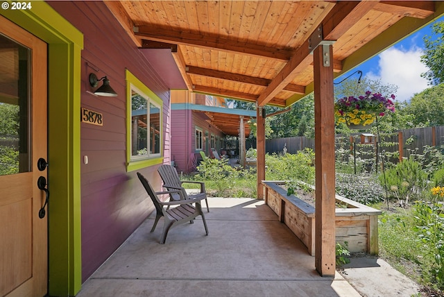 view of patio / terrace