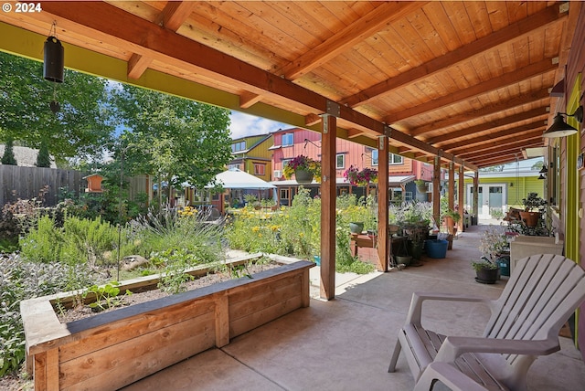 view of patio