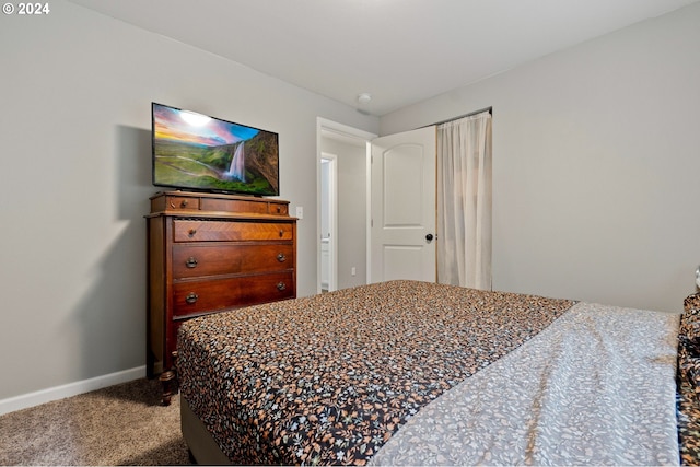 bedroom featuring carpet floors