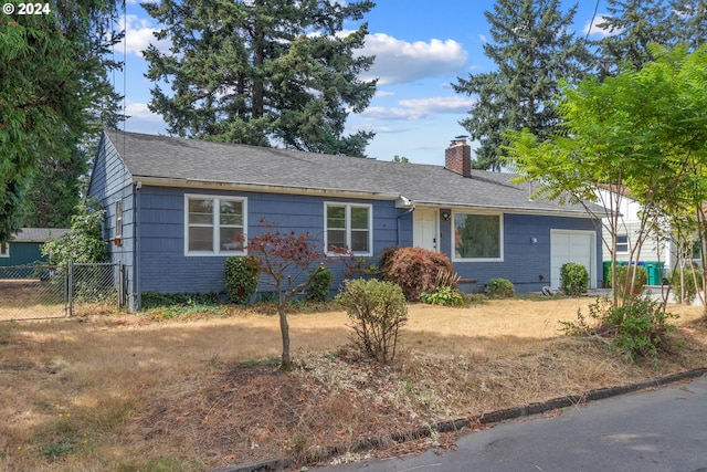 view of ranch-style home