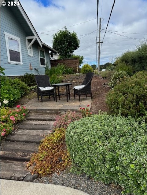 view of yard with a patio