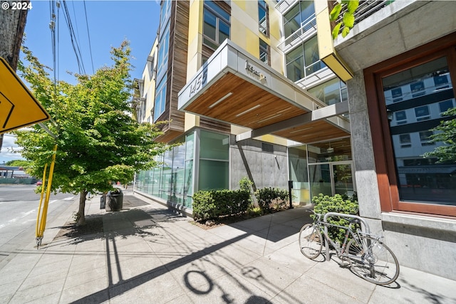 exterior space with a balcony