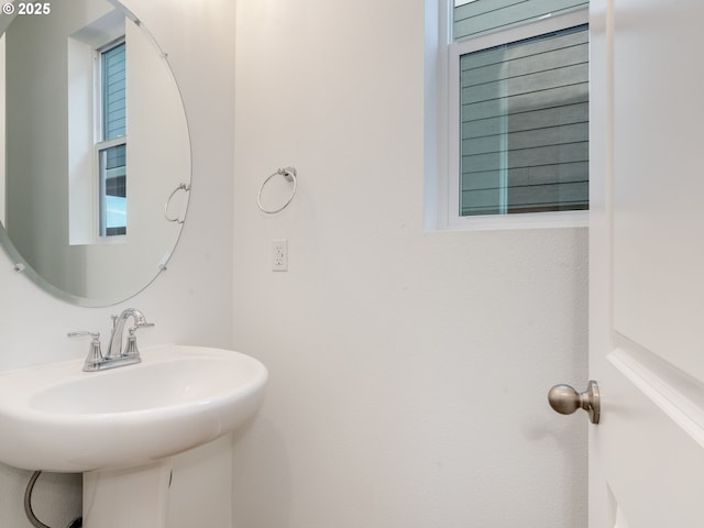 bathroom with a sink