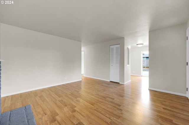 interior space featuring light hardwood / wood-style floors