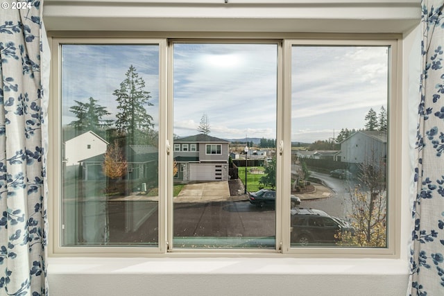 view of doorway to outside