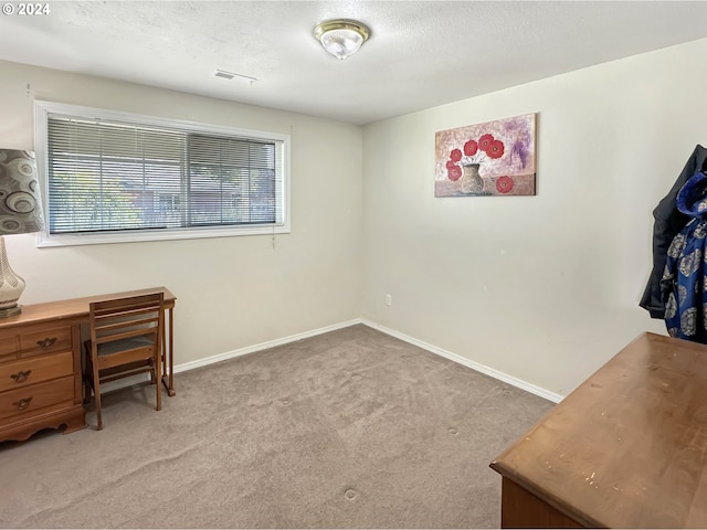 interior space featuring carpet flooring