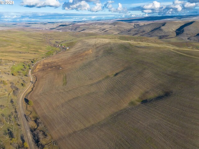 drone / aerial view featuring a rural view