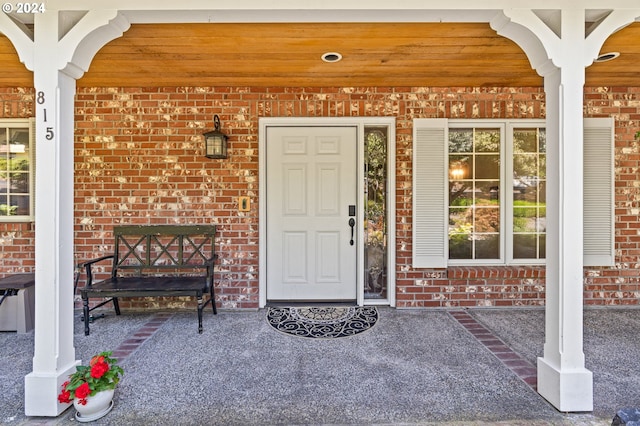 view of entrance to property