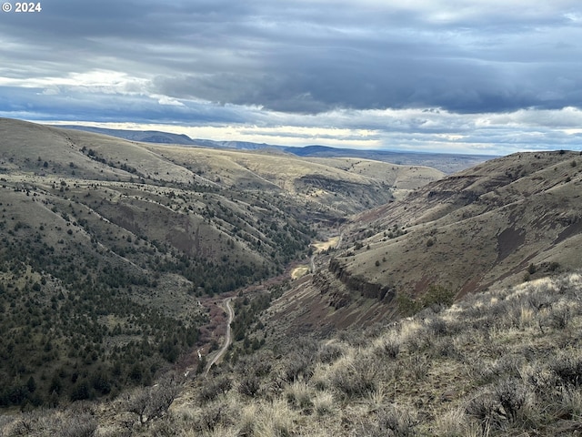 view of mountain feature