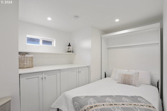 bedroom featuring a closet