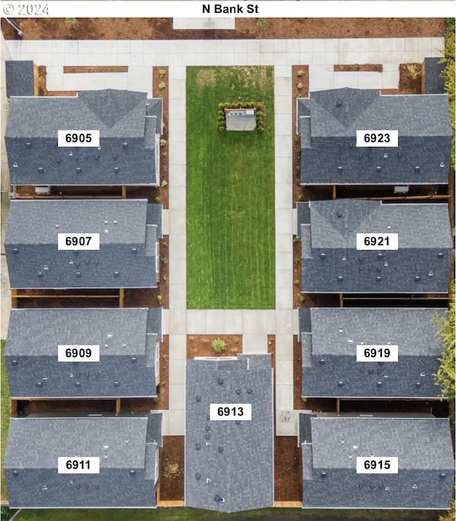 6905 N Bank St, Portland, OR 97203 - bird's eye view