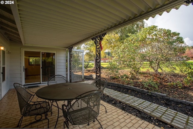 view of patio