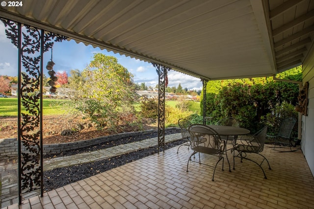 view of patio