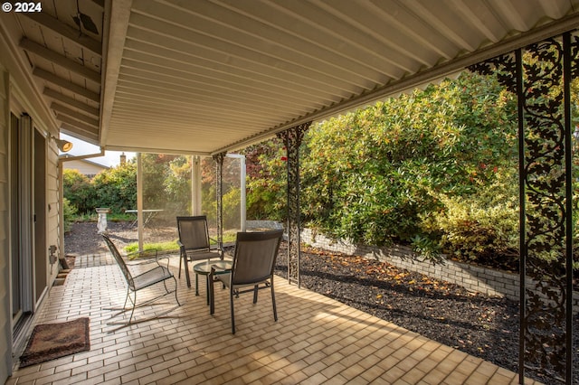 view of patio