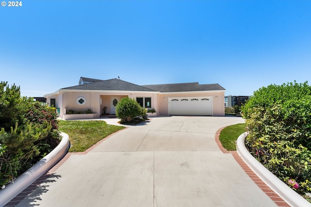 ranch-style house with a garage