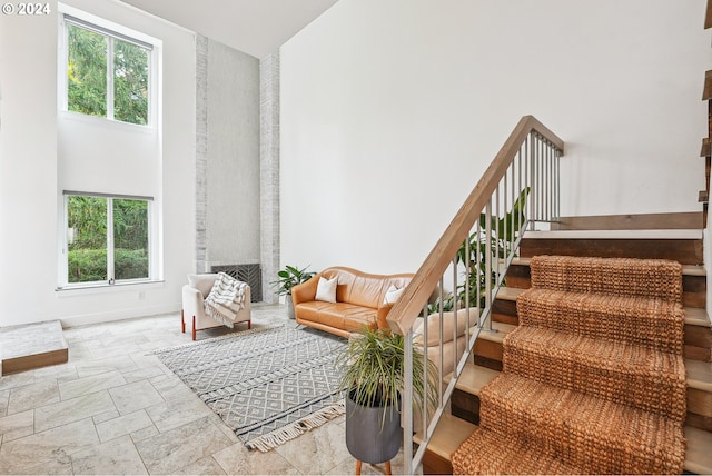 empty room featuring light parquet floors