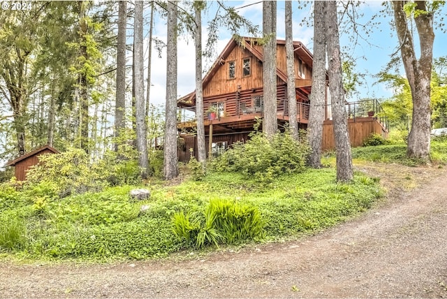 view of rear view of house